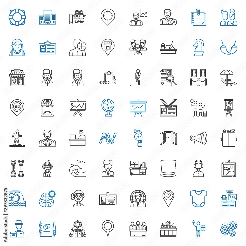 man icons set man icons set