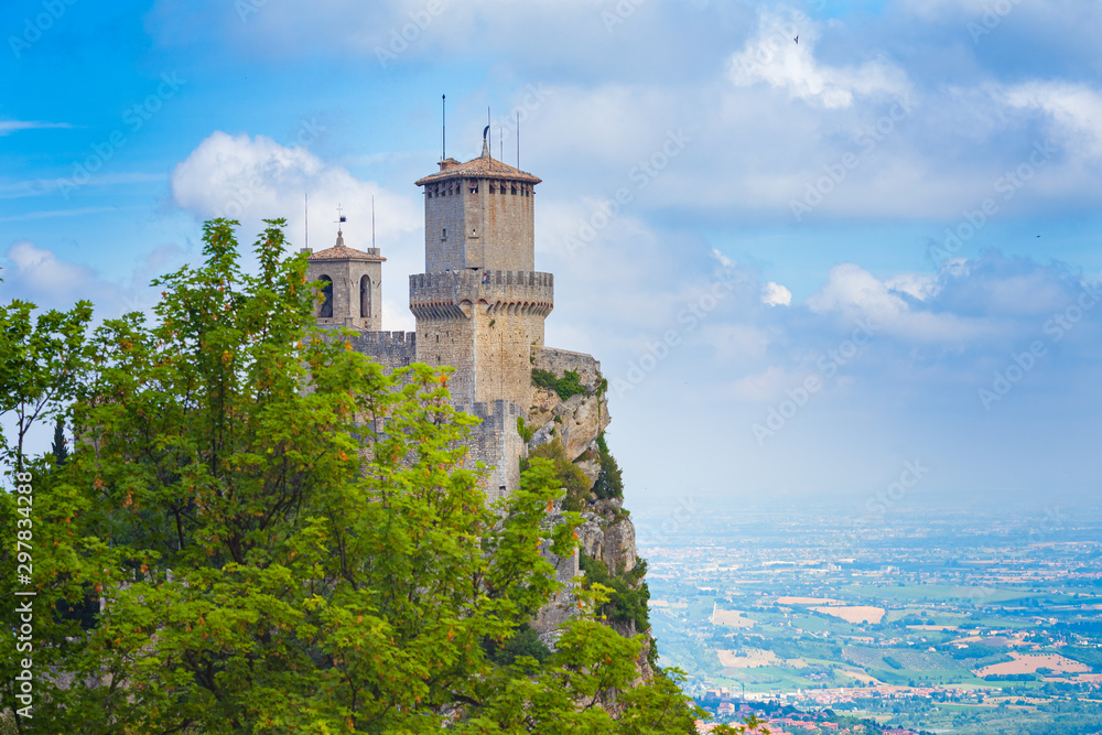 San Marino, San Marino Republic The Fortress La Rocca Guaita