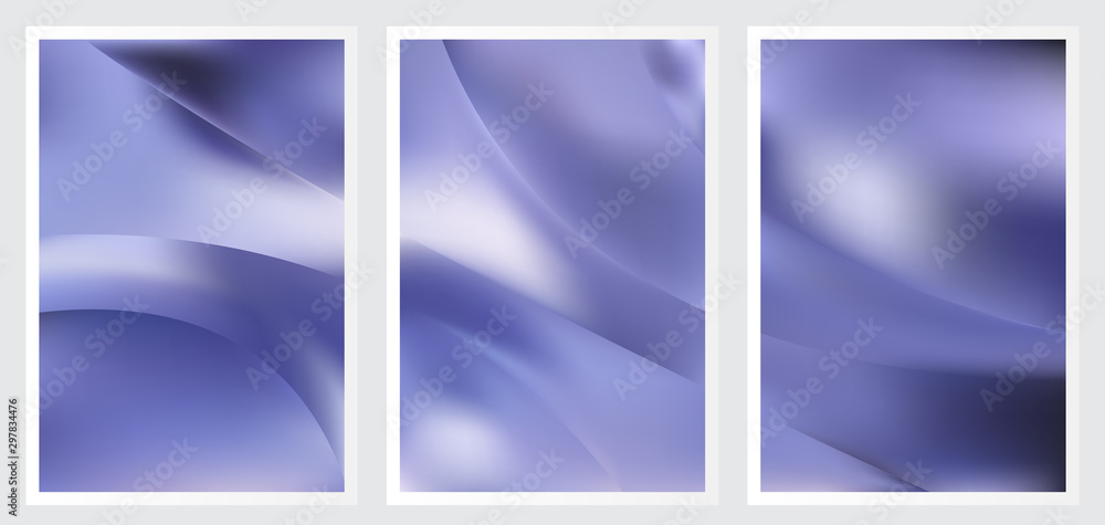 Fototapeta premium Set of abstract vector background design