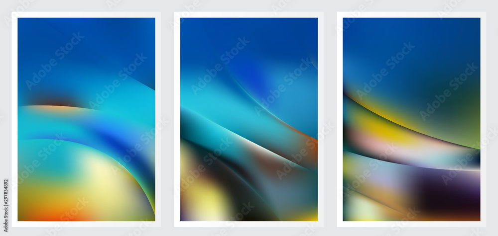 Set of abstract vector background design Set of abstract vector background design