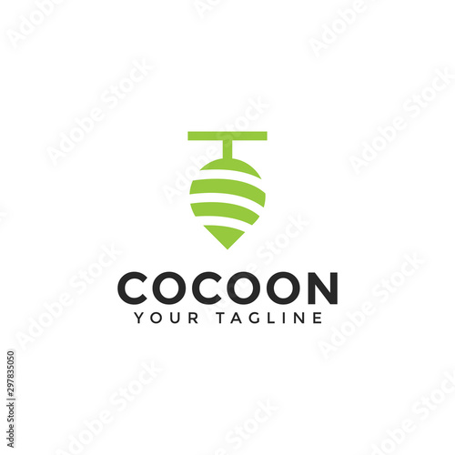 Abstract Cocoon Logo Design Template