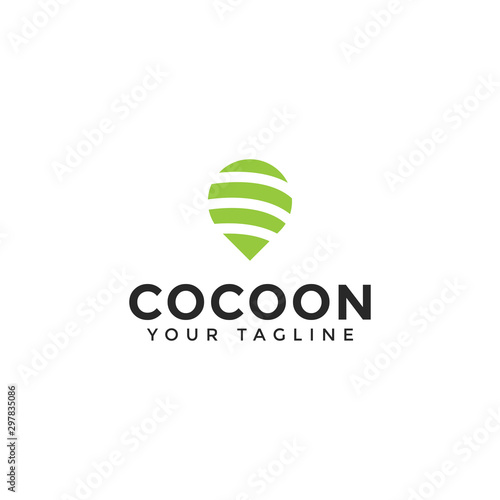 Abstract Cocoon Logo Design Template
