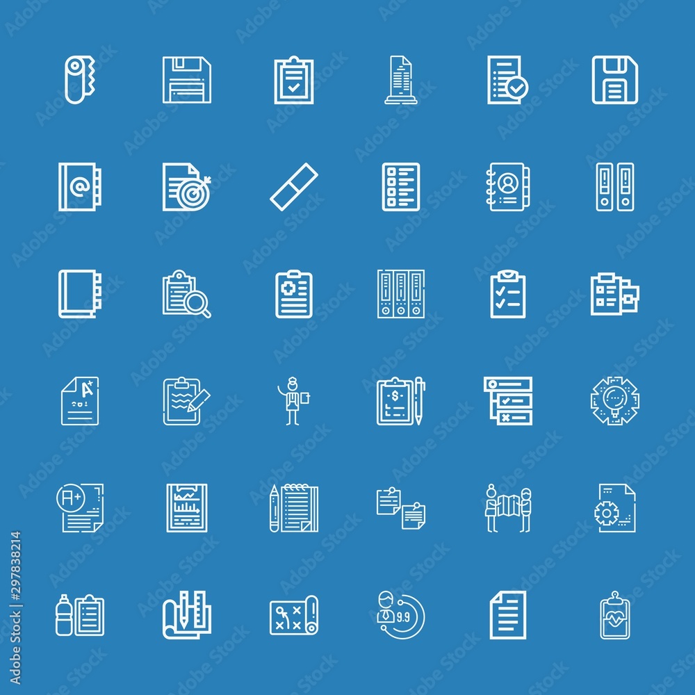 Editable 36 clipboard icons for web and mobile Editable 36 clipboard icons for web and mobile