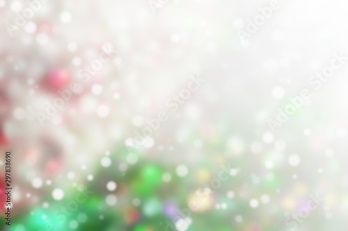 Christmas and happy new year holidays, colorful bokeh winter abstract background, for use apply decoration design of christmas concept.