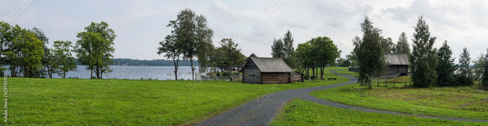 Summer landscape in the Kizhi Island, Russia Summer landscape in the Kizhi Island, Russia