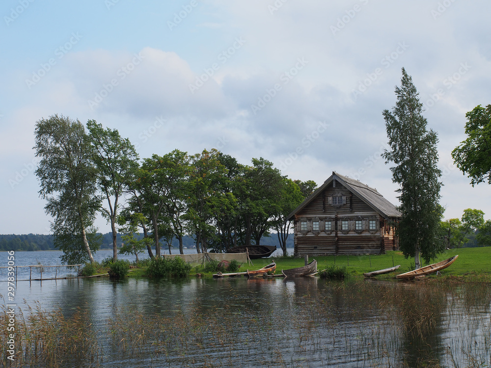 Historical site on Kizhi island Historical site on Kizhi island