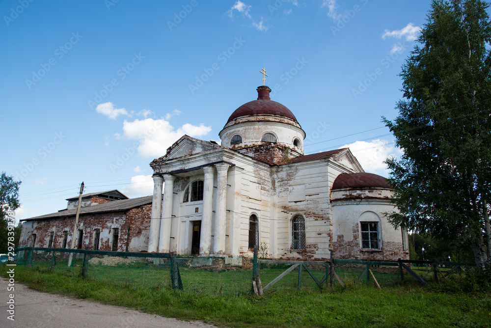Old ruined church, Kirillov