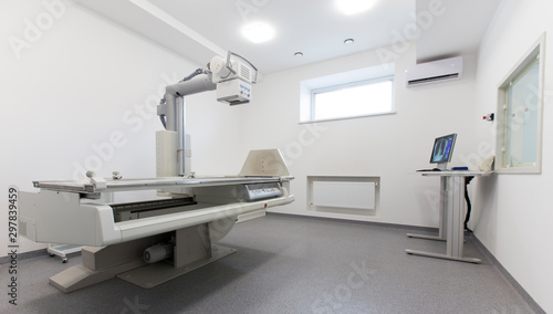 Modern Equipment in X-ray cabinet in hospital © Prostock-studio