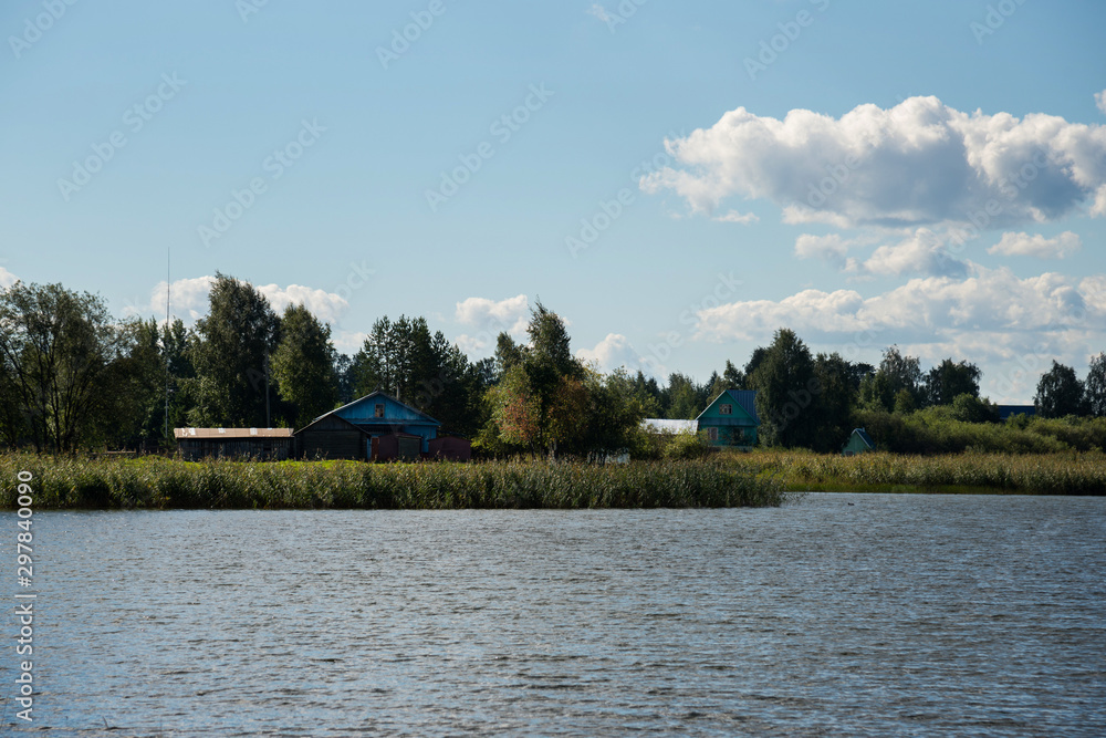 Summer landscape in the Vologda region, Russia Summer landscape in the Vologda region, Russia