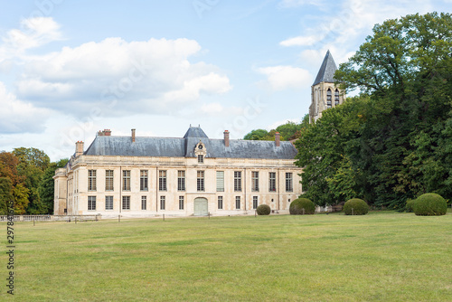 Méry-sur-Oise state chateau castle garden park, Paris region, France