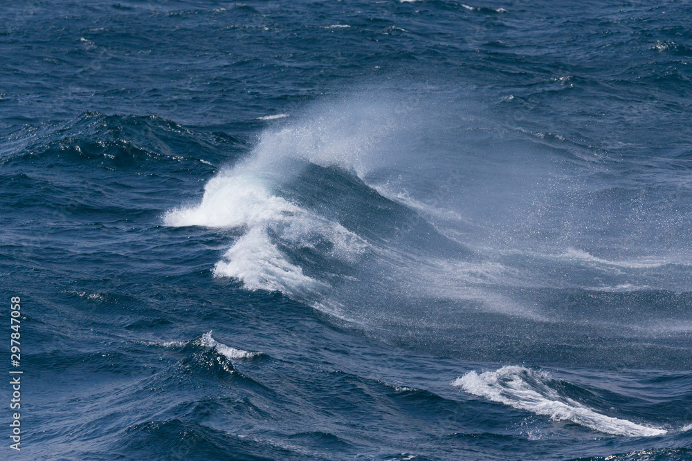 Waves of stormy cold sea on the south of Iceland Waves of stormy cold sea on the south of Iceland