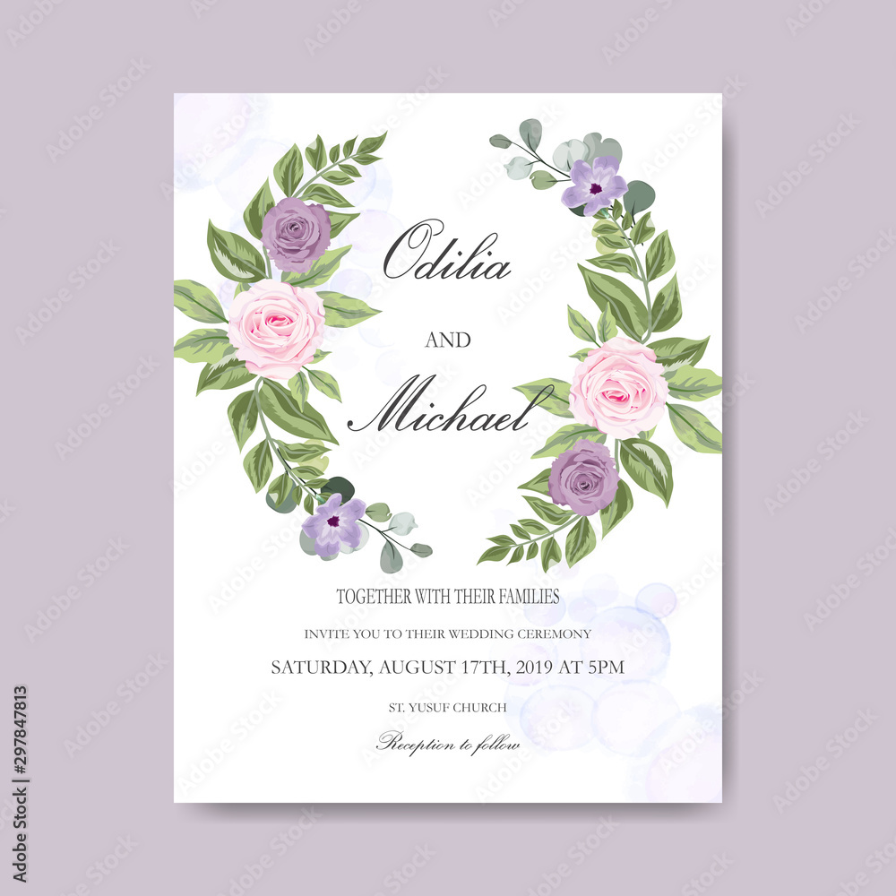wedding cards invitation with beautiful floral themes wedding cards invitation with beautiful floral themes