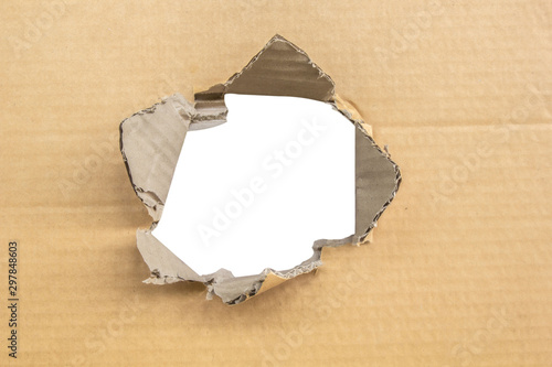 .Punched paper box for further use