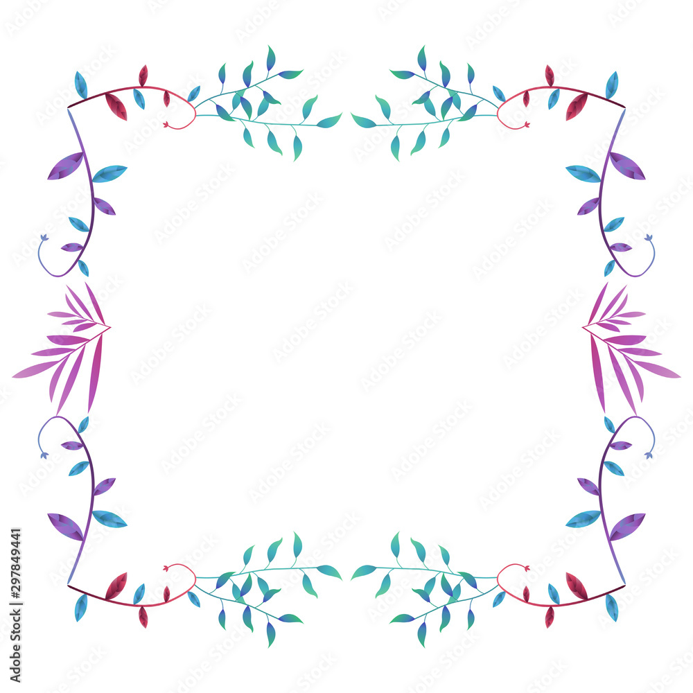 Obraz premium Flower frame