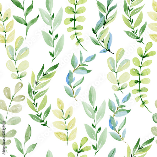 Watercolor seamless pattern