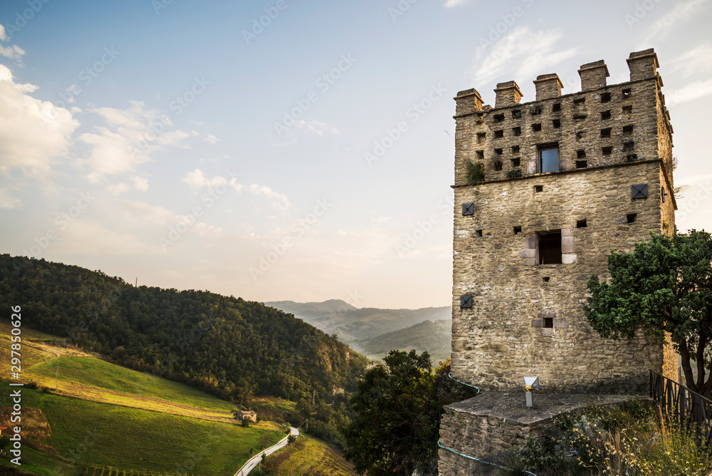 Fortress on the rock in Roccascalegna. Abruzzo region, Italy Fortress on the rock in Roccascalegna. Abruzzo region, Italy