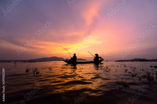 Fishermen looking for fish Way of life of fishermen