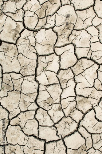 texture dry barren land crack leak