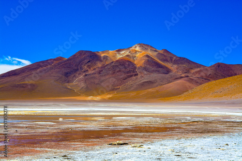 Laguna colorada landscapes in Bolivia