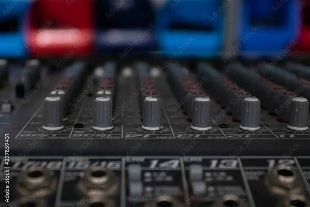 mixing console mixing console