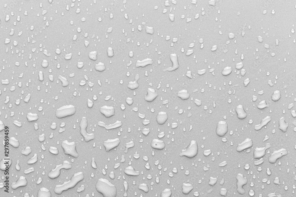 Drops of water on a color background. Drops of water on a color background.