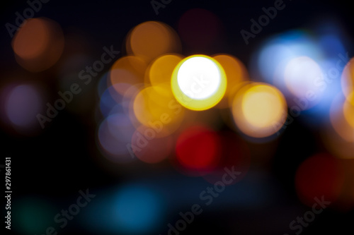 abstract background with bokeh and color rainbow