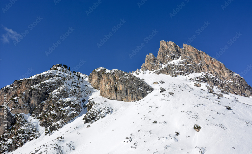 alps in winter