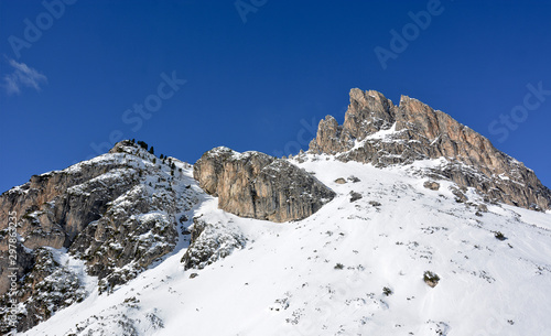 alps in winter