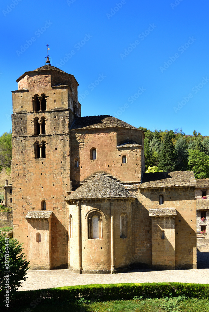 Church of Santa Maria, Santa Cruz de la Seros. Huesca. Aragon, Spain