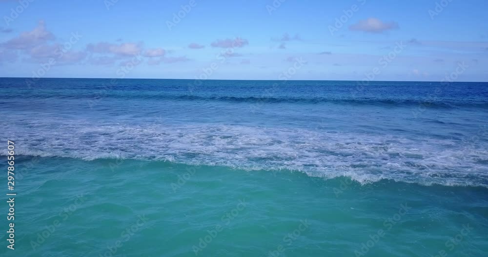 Dynamic view of the bi tropical sea waves Dynamic view of the bi tropical sea waves