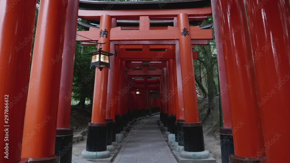 Red Gates of Fushimi Inari tracking in Red Gates of Fushimi Inari tracking in