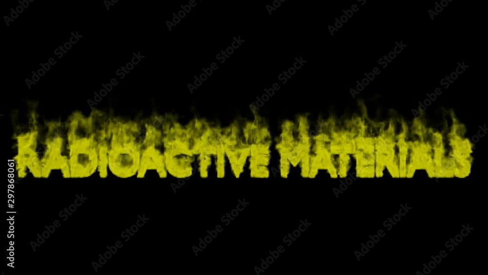 Vidéo Stock Animated smoldering or engulf in yellow smoke or gas all ...