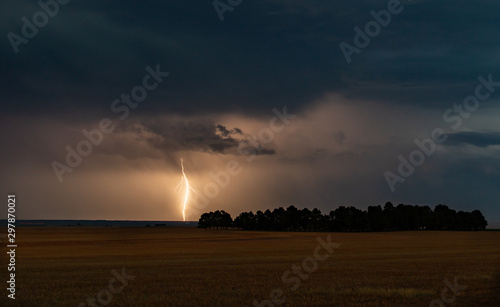 Lightning Strike on the Eastern Plains of Colorado