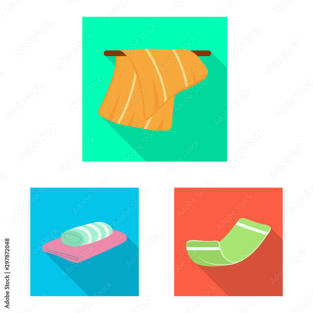 Isolated object of soft and clean sign. Set of soft and household stock symbol for web. Isolated object of soft and clean sign. Set of soft and household stock symbol for web.