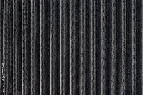 Close-up view of car radiator background texture