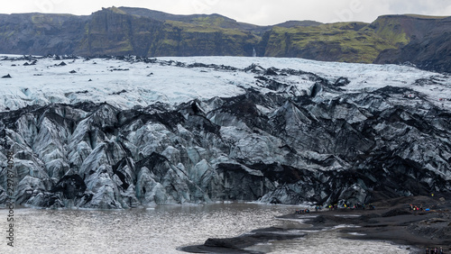 glacier in iceland - solheimarjokull