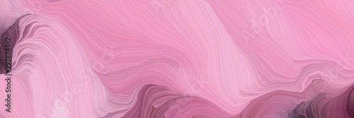 curved speed lines background or backdrop with pastel magenta, old mauve and ...