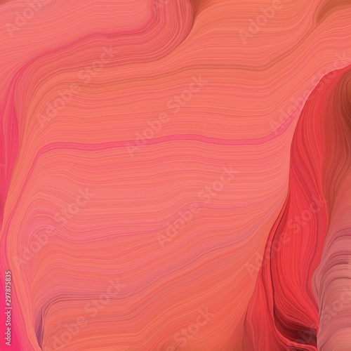 curved motion speed lines background or backdrop with pastel red, firebrick and dark red colors. good as graphic element