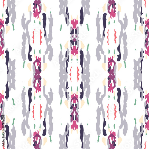 Batik, Hand Drawn. Paint Texture Seamless 