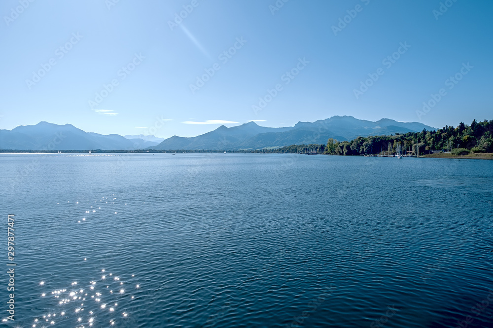 lake Chiemsee Bavaria Germany Europe