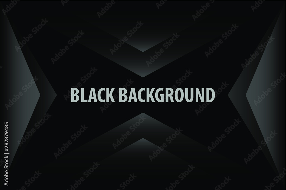 Abstract background with geometric elements in black color. Vector Design Wallpaper
