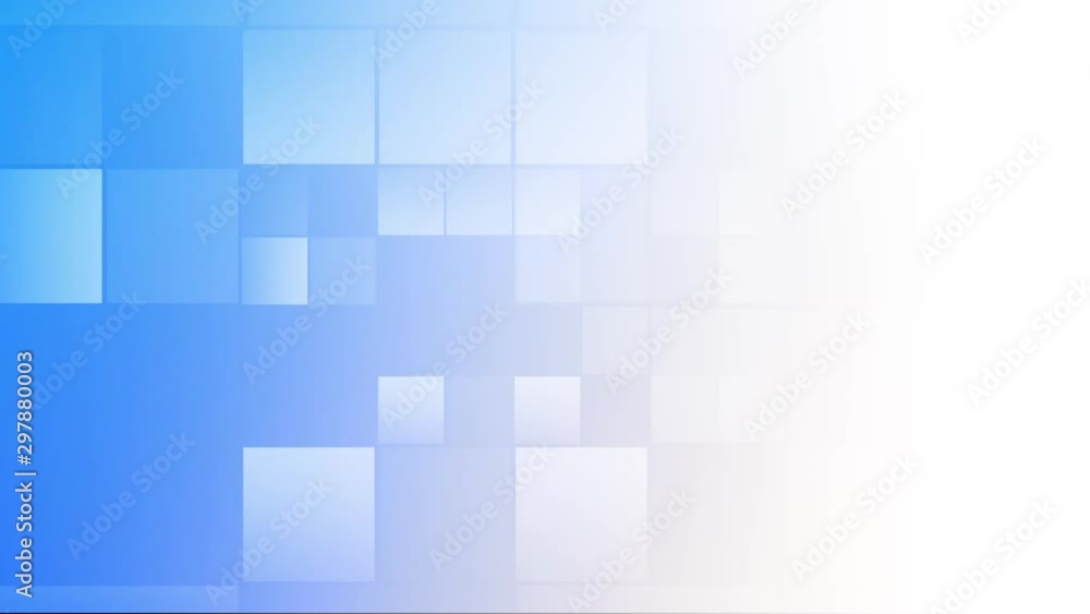 Flickering squares on blue background Flickering squares on blue background