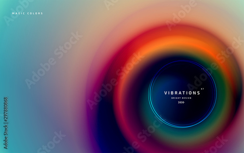 Abstract background with fluid colorful gradient
