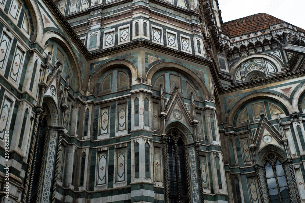 Florence's Santa Maria del Fiore Dome closeup.