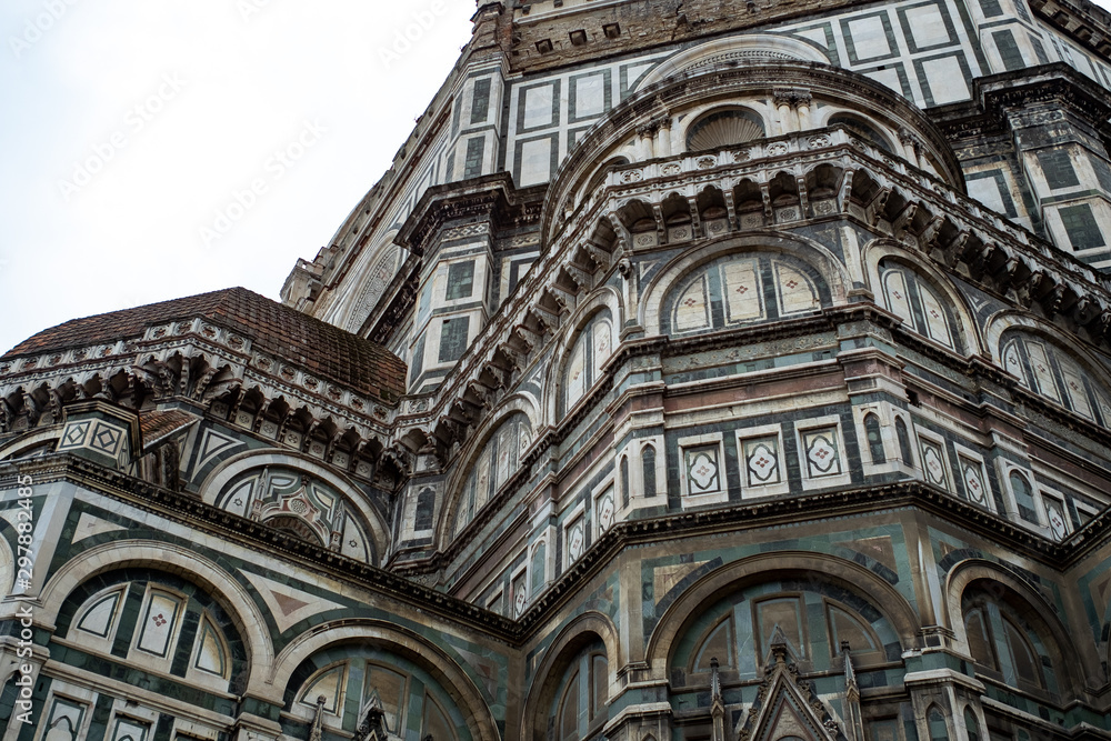 Florence's Santa Maria del Fiore Dome closeup.