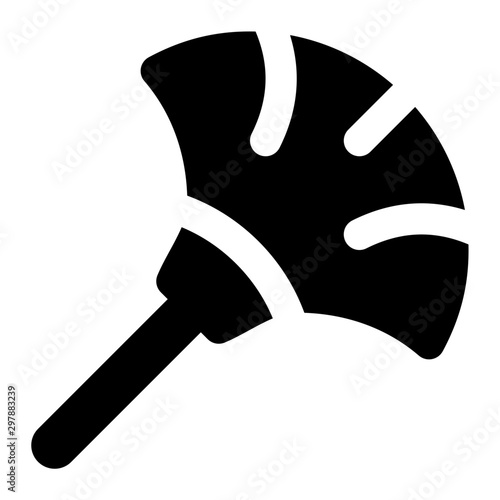 Duster Glyph Icon Vector