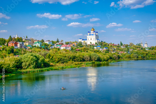 Scenic landscape of Yelets old town at daytime