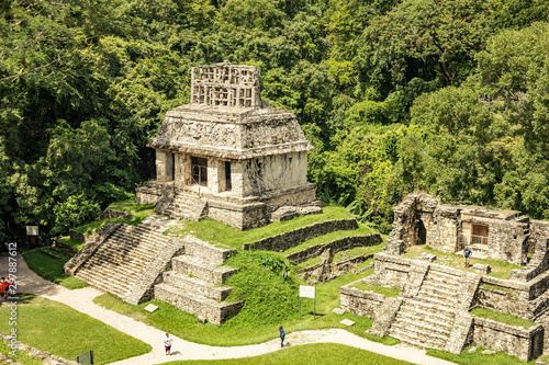 palenque mayas ruins word heritage photo