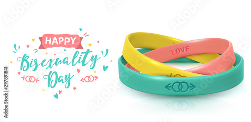 LGBT Pride. Bracelets for gay, lesbian or bisexual
