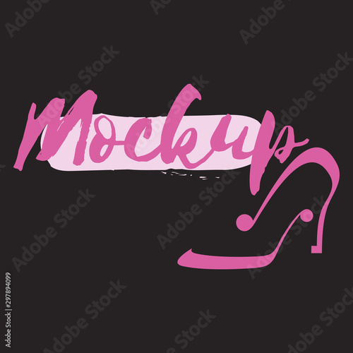 makeup icon beauty vektor pink backround design